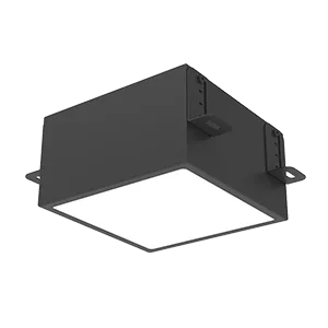 Светодиодный светильник VARTON DL-Grill для потолка Грильято 150х150 мм встраиваемый 24 Вт 3000 К 136х136х75 мм IP40 RAL9005 черный муар диммируемый по протоколу DALI