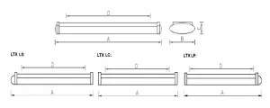 Потолочный светильник LTX 228 HF