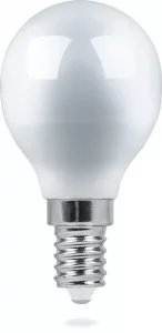 Лампа светодиодная Feron LB-38 Шарик E14 5W 2700K