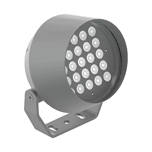 Светодиодный светильник "ВАРТОН" архитектурный Frieze XL 120Вт 3000К линзованный 10x70 градусов RAL7045 серый
