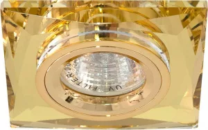 Светильник встраиваемый Feron 8150-2 потолочный MR16 G5.3 желтый