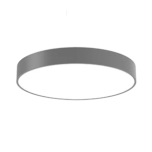 Светодиодный светильник "ВАРТОН" COSMO накладной 90 Вт 900*115мм 3000К IP20 с рассеивателем опал RAL7045 серый муар
