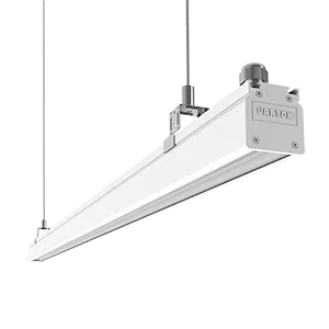 Светодиодный светильник "ВАРТОН" Mercury Mall IP54 1103x54x58 мм акрил 57W 4000К белый RAL9003 муар
