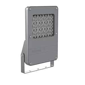 Светодиодный светильник "ВАРТОН" прожектор FL-Pro 20° 150 Вт 5000К RAL7045 муар