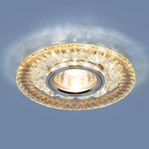 Точечный светодиодный светильник Elektrostandard CL/GD прозрачный/золото 2198 MR16