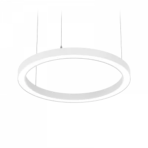 Светодиодный светильник VARTON Enso подвесной 30 Вт 420х40 мм 4000 K с рассеивателем опал RAL9003 белый матовый