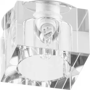 Светильник встраиваемый Feron JD57B потолочный JCD9 G9 прозрачный