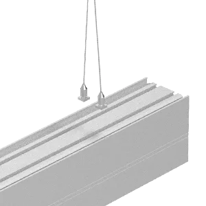 Комплект для подвеса светильников серии Т-Лайн (2 троса 1,5х1000мм и комплект креплений)