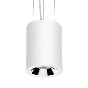 Светильник LED "ВАРТОН" DL-02 Tube подвесной 150*220 55W 3000K 35° RAL9010 белый матовый
