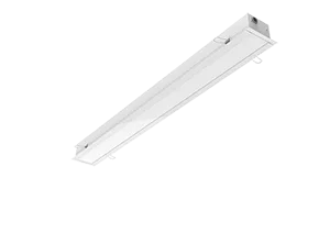 Светодиодный светильник VARTON G-line 1130х100х80 мм 54 Вт 3000 К с опаловым рассеивателем диммируемый по протоколу DALI RAL9003 белый муар