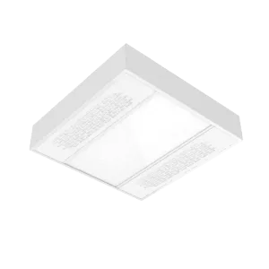 Светодиодный светильник "ВАРТОН" с UV-блоком накладной 30 Вт 600*600*127мм 5000К IP54 с опаловым рассеивателем global white bioguard матовый
