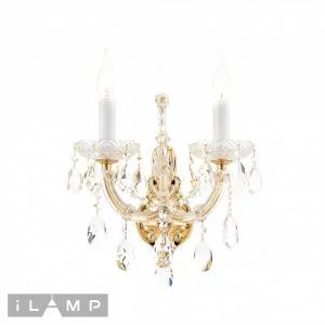 Светильник настенный iLamp Diamond W6071-2 CG+CL