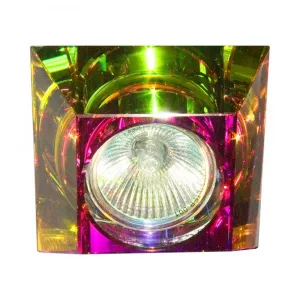 Светильник потолочный, MR16 G5.3 с многоцветным стеклом, хром, C2023CT