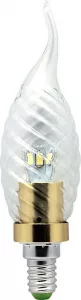 Лампа светодиодная, 6LED(3.5W) 230V E14 2700K золото, LB-78