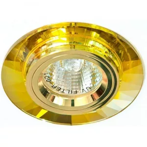 Светильник встраиваемый Feron 8160-2 потолочный MR16 G5.3 желтый
