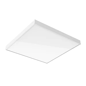Светодиодный светильник "ВАРТОН" офисный встраиваемый/накладной 595*595*50мм 30 Вт с равномерной засветкой рассеиватель опал IP40 DALI Tunable White (2700-6500K)