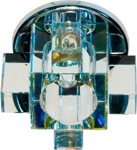 Светильник встраиваемый Feron C1037A потолочный JCD G9 прозрачный, многоцветный