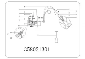 Настенный светильник MW-Light Грация золотой 358021301