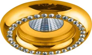 Светильник встраиваемый Feron DL113-C потолочный MR16 G5.3 золотистый