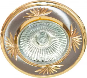 Светильник встраиваемый Feron DL246 потолочный MR16 G5.3 титан-золото