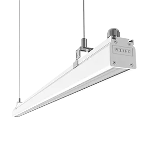 Светодиодный светильник "ВАРТОН" Mercury Mall IP54 1458x54x58 мм опал 76W 4000К RAL9003 белый муар