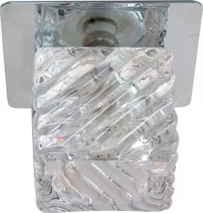 Светильник потолочный со светодиодной лампой 5W  230V/50Hz 400lumen с прозрачным стеклом,хром, BS125-FA