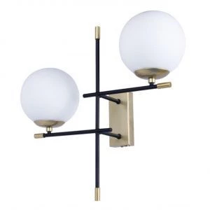 Бра ARTE LAMP ARKAB Чёрный A2225AP-2BK