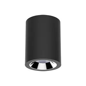 Светильник LED "ВАРТОН" DL-02 Tube накладной 220*150 55W 4000K 35° RAL9005 черный муар