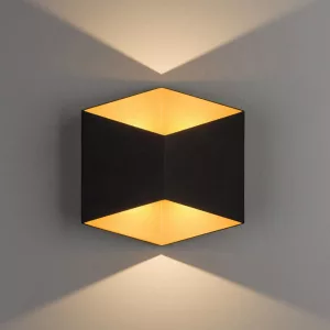 Настенный светильник Nowodvorski Impulse Led Black/Gold 8141