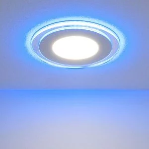 Встраиваемый потолочный светодиодный светильник DLKR160 12W 4200K Blue Elektrostandard a031838