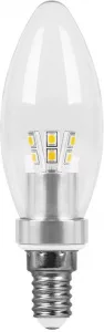 Лампа светодиодная Feron LB-70 Свеча E14 4,5W 6400K