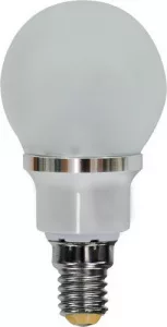 Лампа светодиодная, 6LED(3.5W) 230V E14 6400K матовая, LB-40
