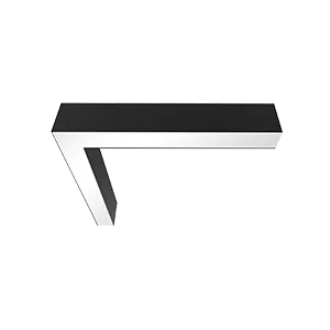 L-Соединитель для серии X-line для сборки в линию 20 Вт 3000 К 549x527х100 мм RAL9005 черный муар