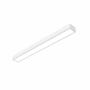 Светодиодный светильник VARTON Gexus Line Up 1500x160x100 мм 35 Вт 4000 К RAL9003 белый муар опал-микропризма DALI