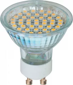 Лампа светодиодная, 44LED(3W) 230V GU10 6400K 44*50mm, LB-24