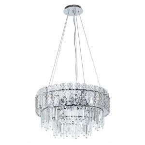 Подвесная люстра ARTE LAMP NICOLETTA Хром A1051SP-10CC