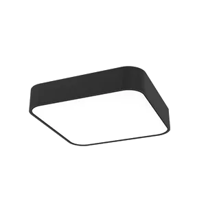 Светодиодный светильник VARTON COSMO Q подвесной 30 Вт 3000 К 600x600 мм RAL9005 черный муар с рассеивателем опал DALI