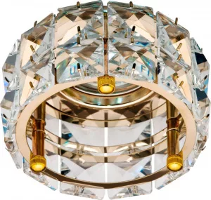 Светильник встраиваемый Feron CD4527 потолочный MR16 G5.3 прозрачно-золотистый