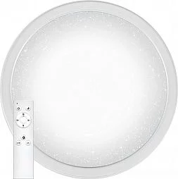 Светодиодный управляемый светильник накладной Feron AL5000 STARLIGHT тарелка 36W 3000К-6500K белый с кантом