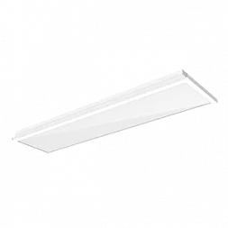 Светодиодный светильник "ВАРТОН" тип кромки V-Clip® 1500*300*70мм 50 Вт 3000К IP40 с равномерной засветкой с рассеивателем опал в комплекте RAL9010 белый муар