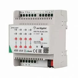 INTELLIGENT ARLIGHT Контроллер штор KNX-704-BLIND-DIN (230V, 4x6A)