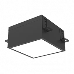 Светодиодный светильник VARTON DL-Grill для потолка Грильято 200х200 мм встраиваемый 25 Вт 4000 К 186х186х80 мм IP54 RAL9005 черный муар