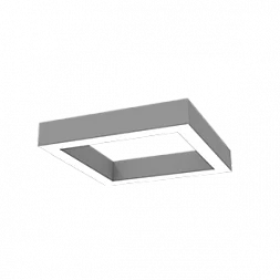 Светодиодный светильник VARTON Х-line квадратный подвесной 60 Вт 4000 K 575x575x100 мм металлик с рассеивателем опал