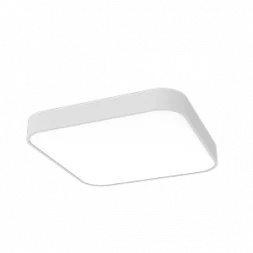 Светодиодный светильник VARTON COSMO Q подвесной 70 Вт 4000 K 600х600 мм RAL9003 белый муар с рассеивателем опал
