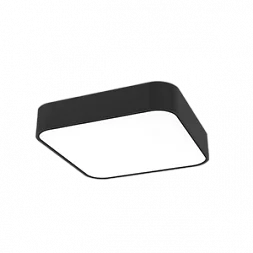 Светодиодный светильник VARTON COSMO Q подвесной 50 Вт 3000 К 600x600 мм RAL9005 черный муар с рассеивателем опал