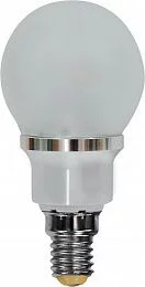 Лампа светодиодная, 6LED(3.5W) 230V E14 4000K матовая, LB-40