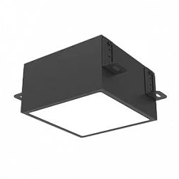 Светодиодный светильник VARTON DL-Grill для потолка Грильято 150х150 мм встраиваемый 24 Вт 4000 К 136х136х75 мм IP40 RAL9005 черный муар