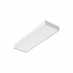 Светодиодный светильник "ВАРТОН" A170 2.0 офисный встраиваемый/накладной 16 Вт 4000К 595*180*50 мм IP40 с опаловым рассеивателем белый