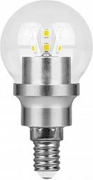 Лампа светодиодная Feron LB-40 Шарик E14 4,5W 6400K