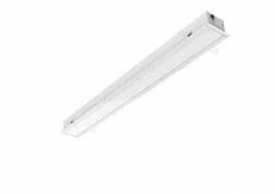Светодиодный светильник VARTON G-line 1130х100х80 мм 54 Вт 3000 К с опаловым рассеивателем диммируемый по протоколу DALI RAL9003 белый муар